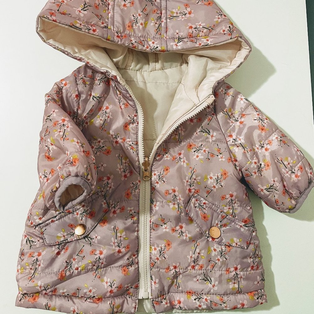 Precious baby girl wind breaker/rain jacket